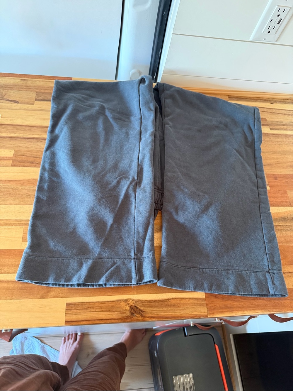 MATE Organic Fleece Wide Leg Pant - blue grey - Picture 13 of 16